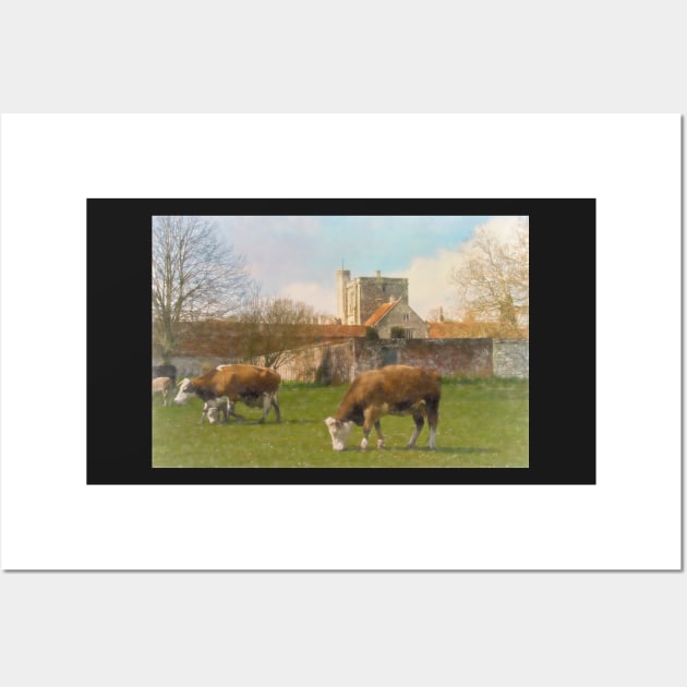 Cows and Calves by St Cross Wall Art by IanWL